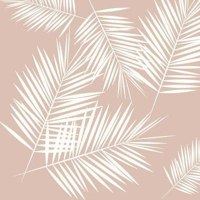 Palm Tree Leaf Fabric Wallpaper And Home Decor Spoonflower - Palm Tree Fern Leaves Wallpaper