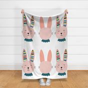 Kid, You'll Move Mountains - Bunny Face Pillow