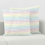 rainbow crayon mini-stripe