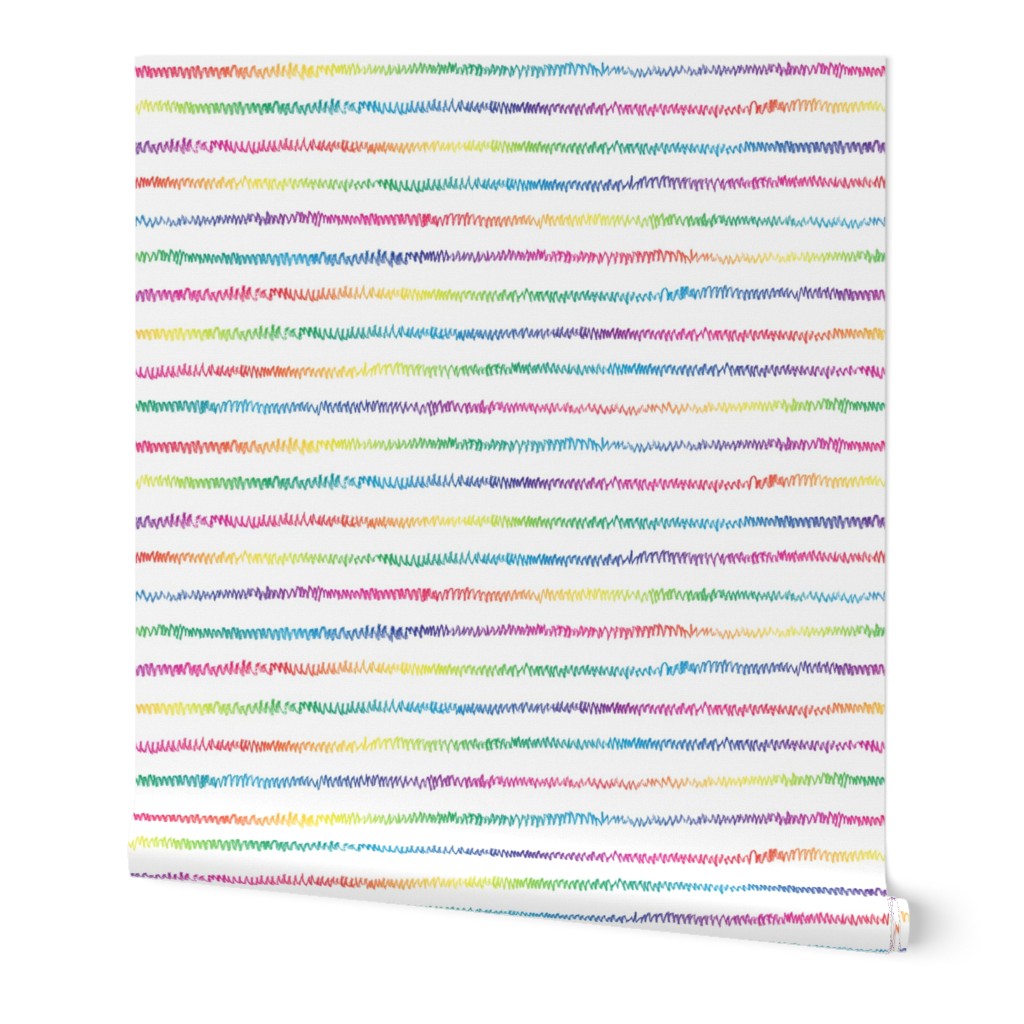 magic crayon rainbow mini-stripe