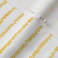 crayon mini-stripe in bright gold