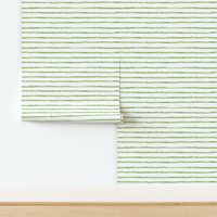 crayon mini-stripe in grass green