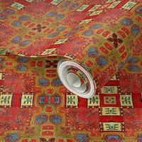 oriental carpet plaid