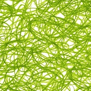 seamless crayon scribble in leaf green