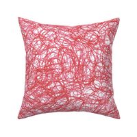 seamless crayon scribble in red-pink