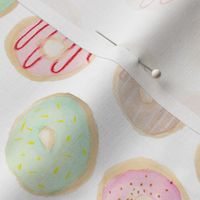 watercolor donuts