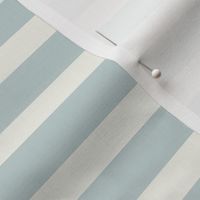 Stripes - seafoam pale blue and ivory || by sunny afternoon