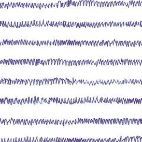 EKG in purple crayon