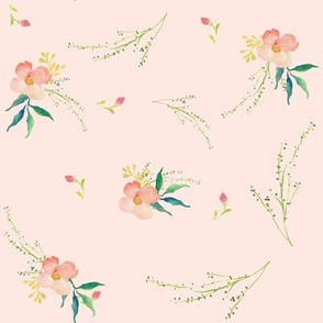 Pink Ice Florals - Scattered