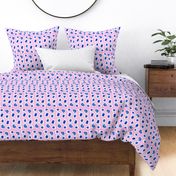 Shibori Pink & Blue Polka Dots