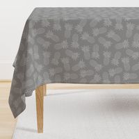 scattered pi-napples in neutral grey