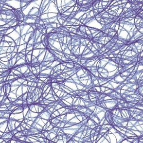 psychoanalysis of crayon drawings - purple