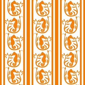 Seahorse Stripe Orange