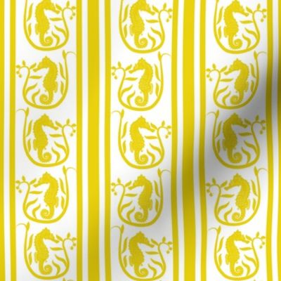 Seahorse Stripe Yellow