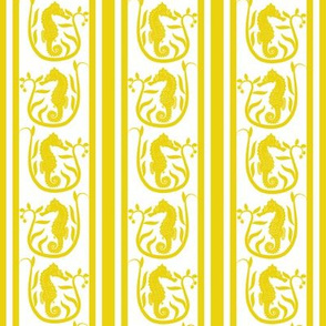 Seahorse Stripe Yellow
