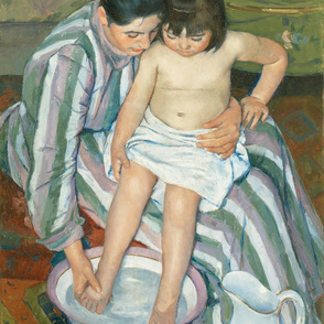 The Child's Bath (Mary Cassat - 1893)