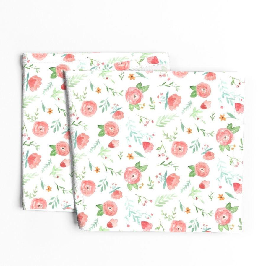 Peach Happy Floral