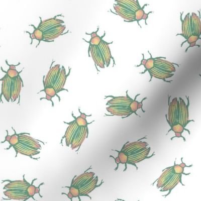 pastel spring beetles