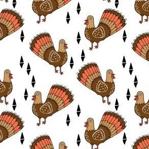 thanksgiving turkey // turkey trot cute bird autumn fall turkeys thanksgiving fabric