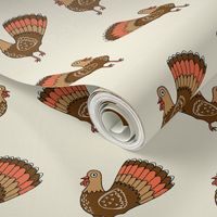 turkey // off-white cream background autumn fall thanksgiving fall usa