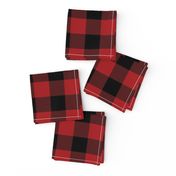 Buffalo Check Flannel Plaid Red Black