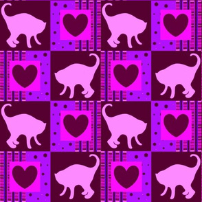 Pink Cats and Deep Red Hearts