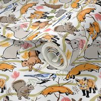 Woodland Creatures White