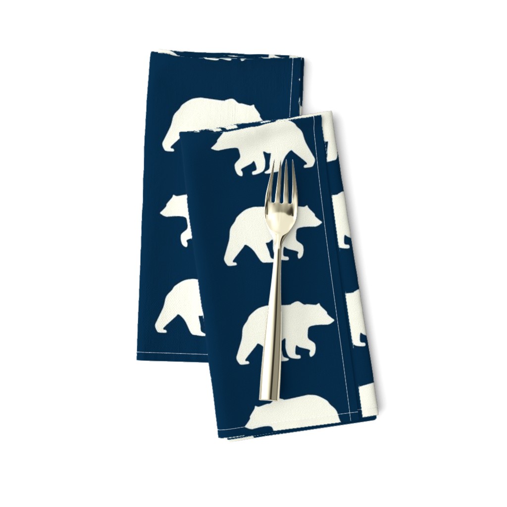 Bear Hike //Navy- Ivory bears