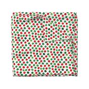 watercolor spots || red and green 