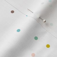 Colorful sprinkle confetti fun little dots and circles spots snow flakes gender neutral