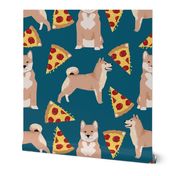 shiba inu dog cute food pizza fabric best shiba inu dog fabric for japanese shiba inu dog owners