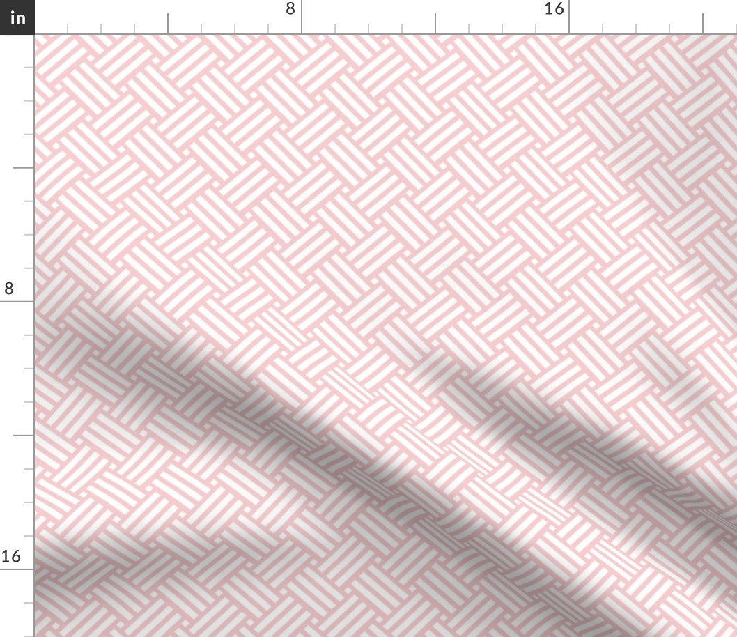 Geometric Basket Weave - Blossom