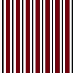 Garnet and black team color_stripe