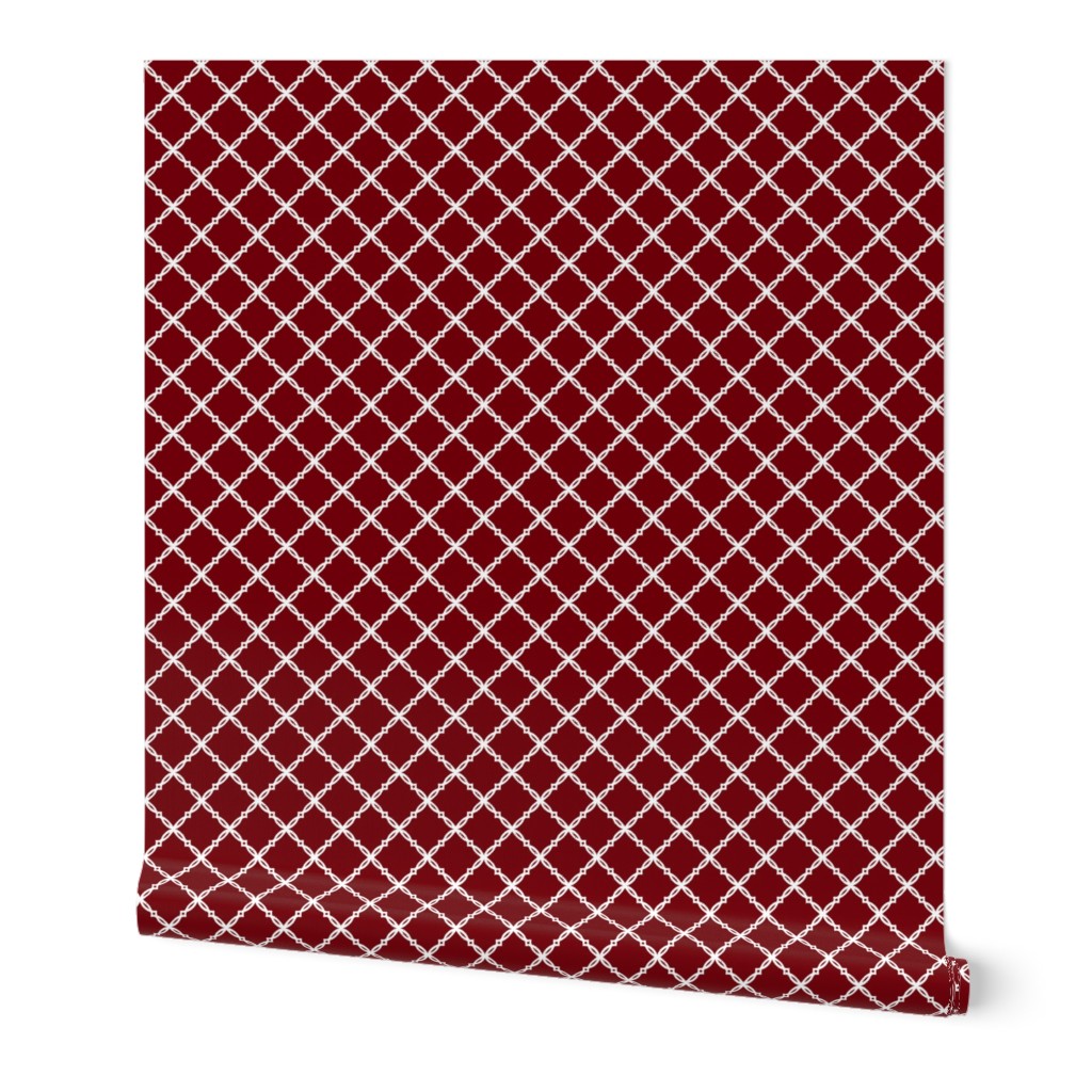 Garnet and black team color_Trellis_Garnet