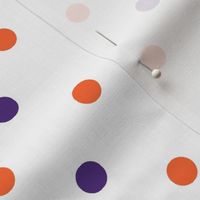 Orange and purple team color_Dot_White