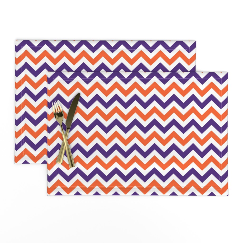 Orange and purple team color_Chevron