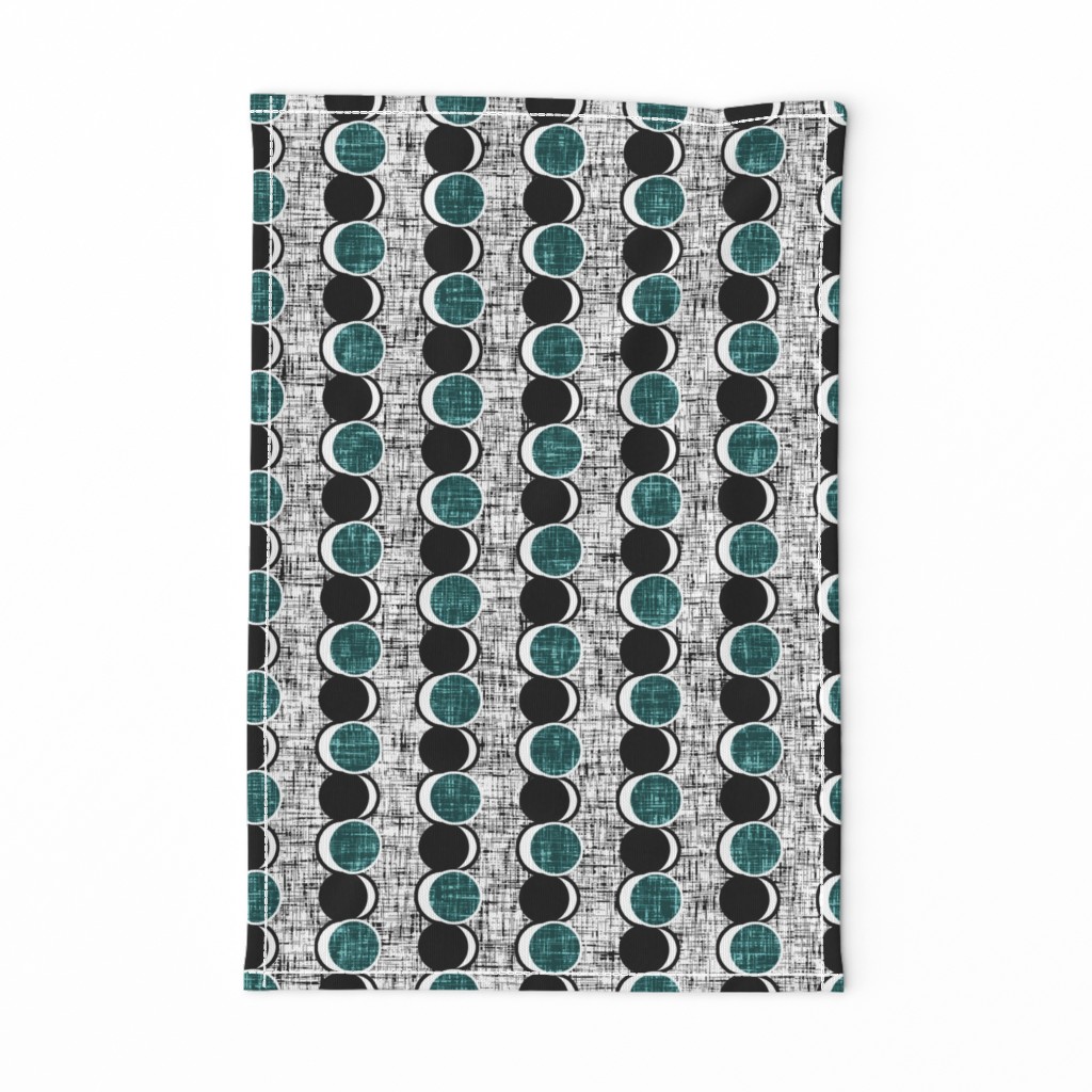 (NOW LARGER) Worlds within worlds in Mid-Century Teal by Su_G_©SuSchaefer