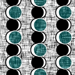 (NOW LARGER) Worlds within worlds in Mid-Century Teal by Su_G_©SuSchaefer