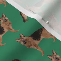german shepherd dog cute green dog fabric for german shepherd owners sweet dogs dog fabric dogs pets
