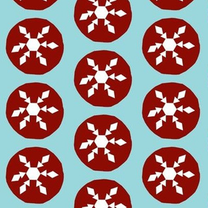 vintage christmas paper snowflake cutouts