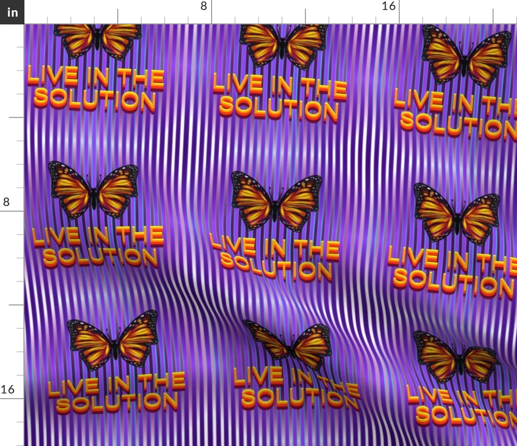 purple stripe orange butterfly recovery