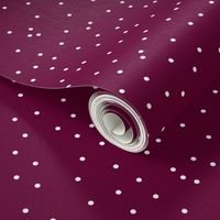 Colorful winter snow confetti fun little dots and circles spots flakes cherry maroon