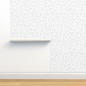 Colorful abstract scandinavian confetti fun little dots and circles spots flakes black and white