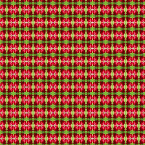 Red rose #2 plaid