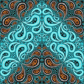 Counterchange Paisley Bandana Chevron 6