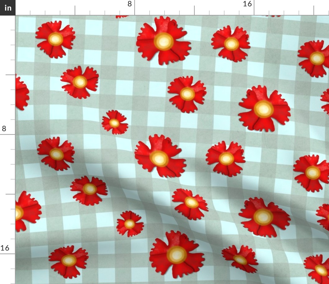 Carnation fabric