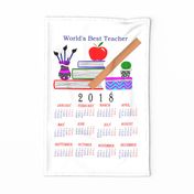 2018 Best Teacher Calendar
