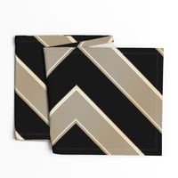 Geometric Stripes-BlackGold