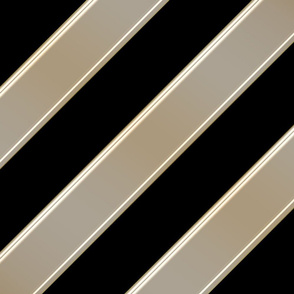 Geometric Stripes-BlackGold