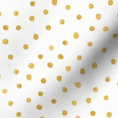 GOLD WATERCOLOR DOTS